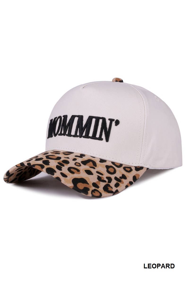 Mommin' Two Tone Canvas Cotton Cap