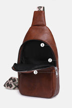 Guitar Strap Crossbody Check Sling Bag SI-28152