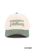 Expensive & Difficult Two Tone Corduroy Cap