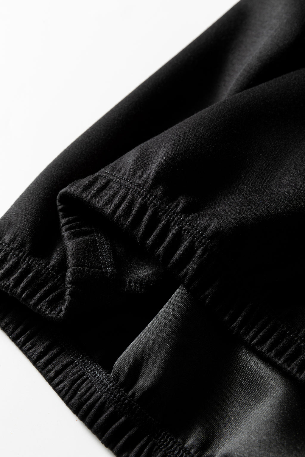 Black Leopard Contrast Drawstring Hood Drop Shoulder Loose Top