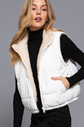 Reversible Fur Padding Vest
