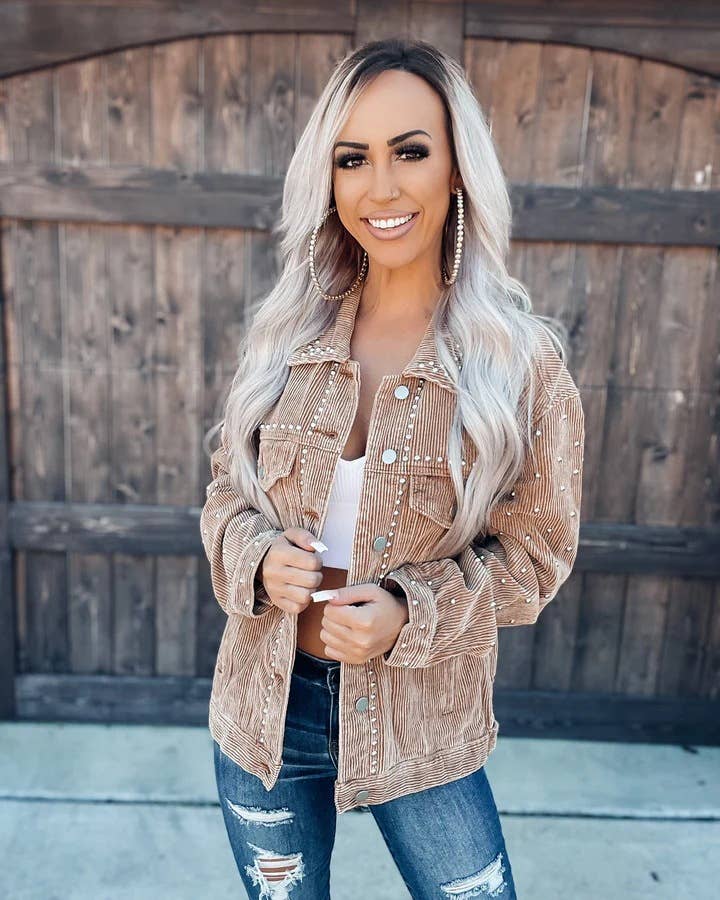 Rivet Heavy Industry Casual corduroy short coat