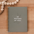 He Restores My Soul Hardcover Journal