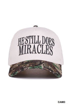 He still does miracles two tone canvas cotton cap SI-28473