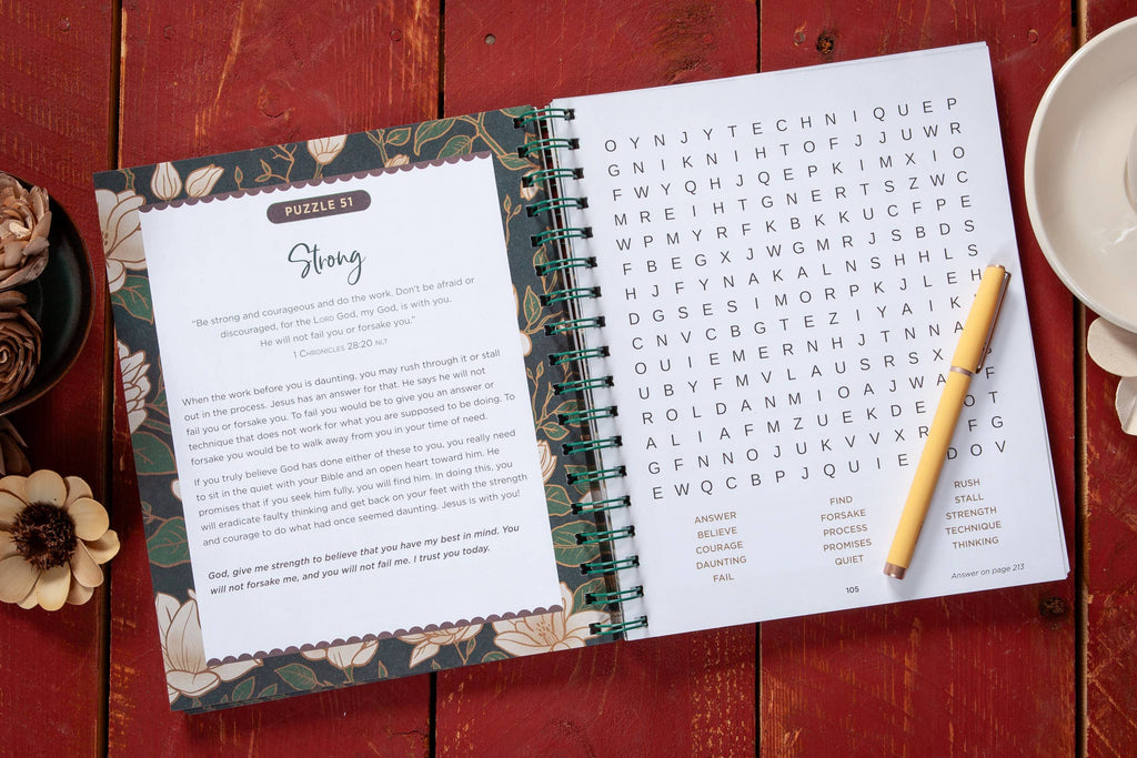 Bible 100 Days of Strength for Women (Word Search Devotional)