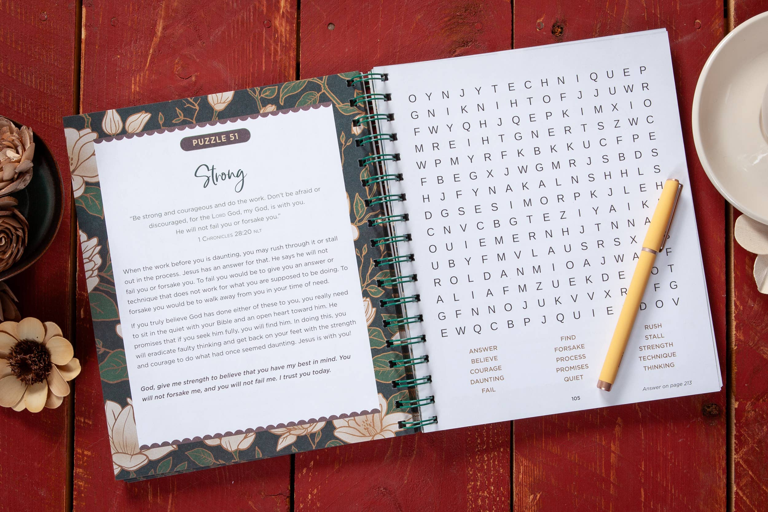 Bible 100 Days of Strength for Women (Word Search Devotional)
